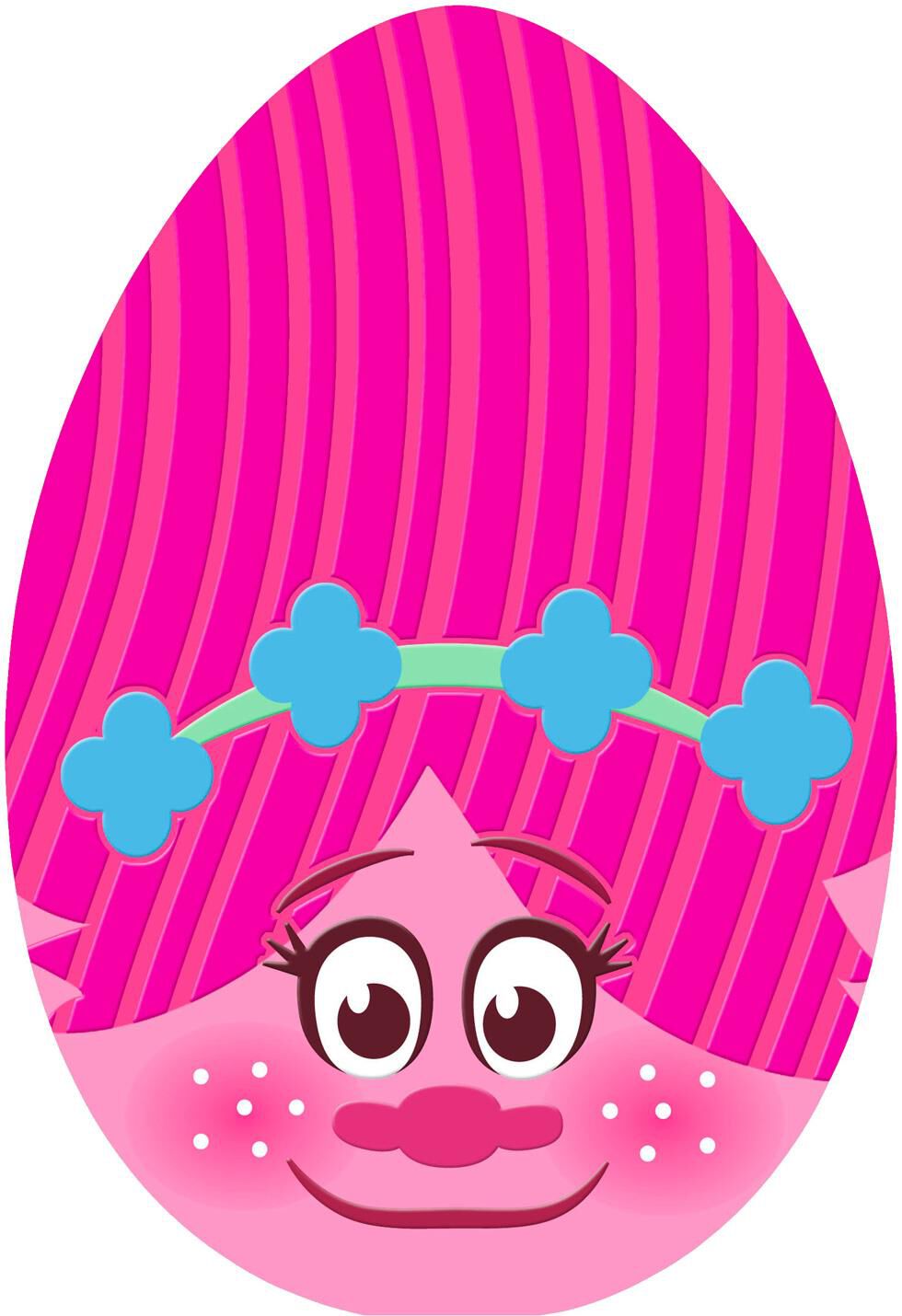 DreamWorks Trolls Poppy Egg Easter Card for Kid