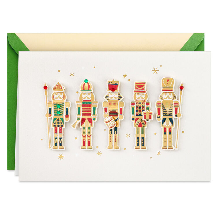 True Classic Holiday Nutcrackers Christmas Card