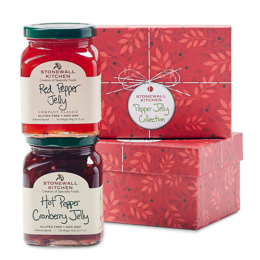 Stonewall Kitchen 2022 Holiday Pepper Jelly in Gift Box, Set of 2, 