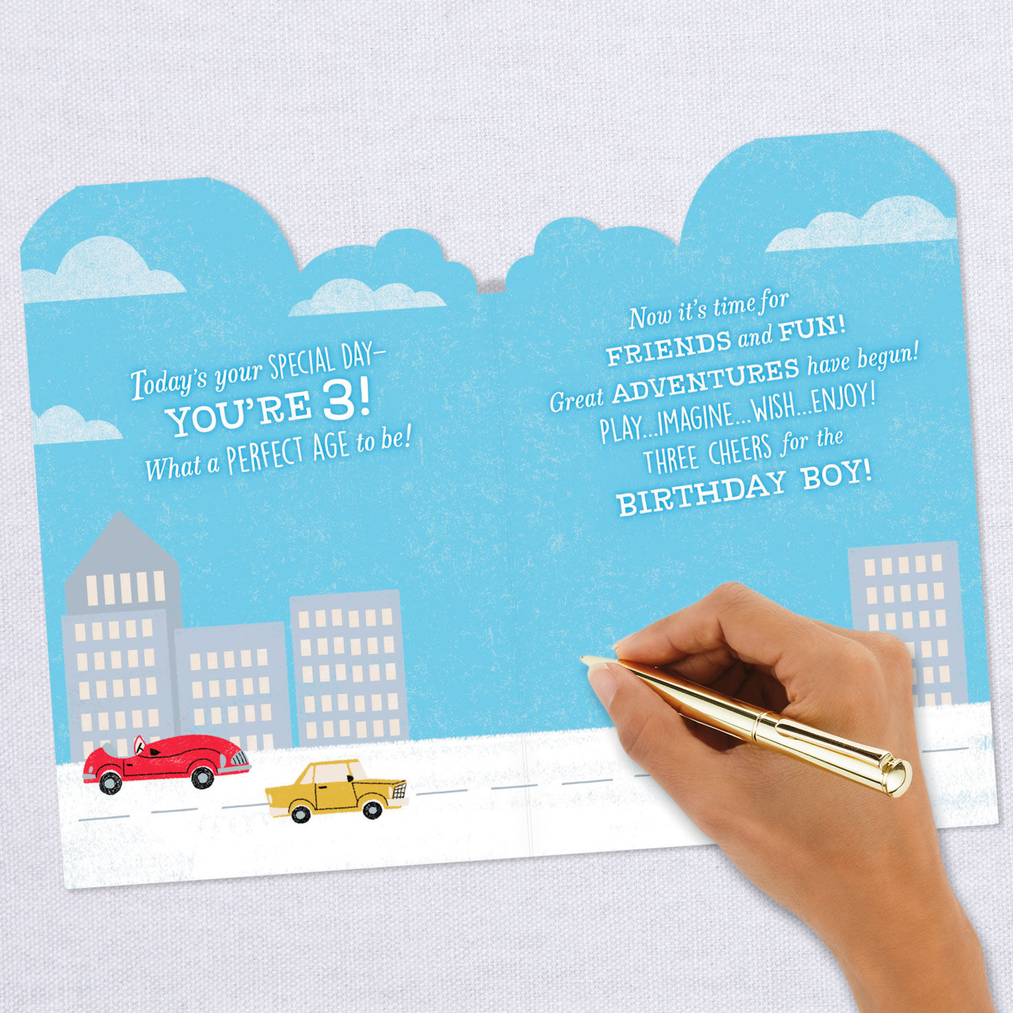 Birthday Boy Bear on a Bike 3rd Birthday Card for only USD 2.99 | Hallmark