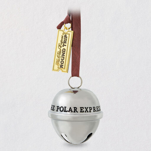The Polar Express™ Santa's Sleigh Bell 2022 Metal Ornament, 