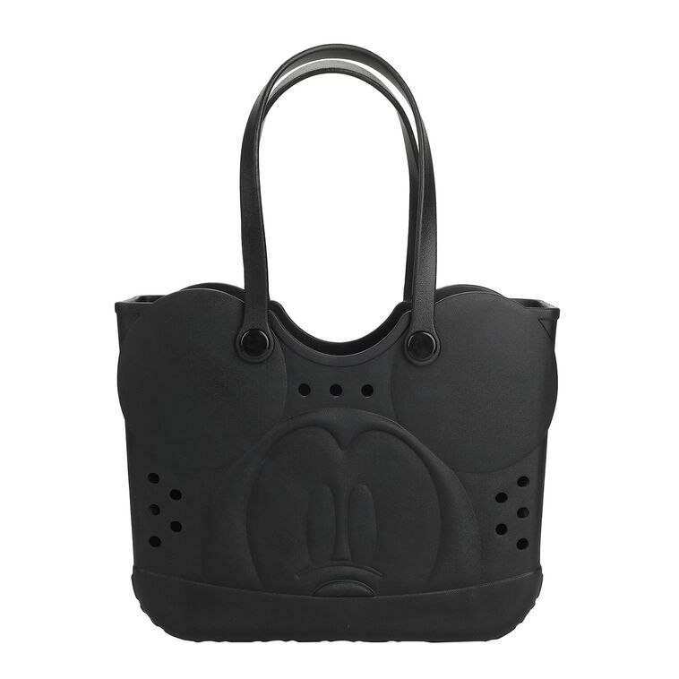 BioWorld Disney Mickey Mouse Black Molded Tote Bag Handbags