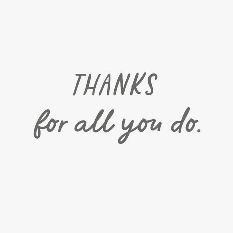 Leaves and Abstract Shapes Caregiver Thank You Card Sentiment image number 2