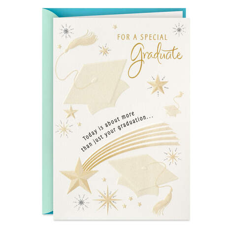 Celebrating the Wonderful Person You Are Graduation Card, , large
