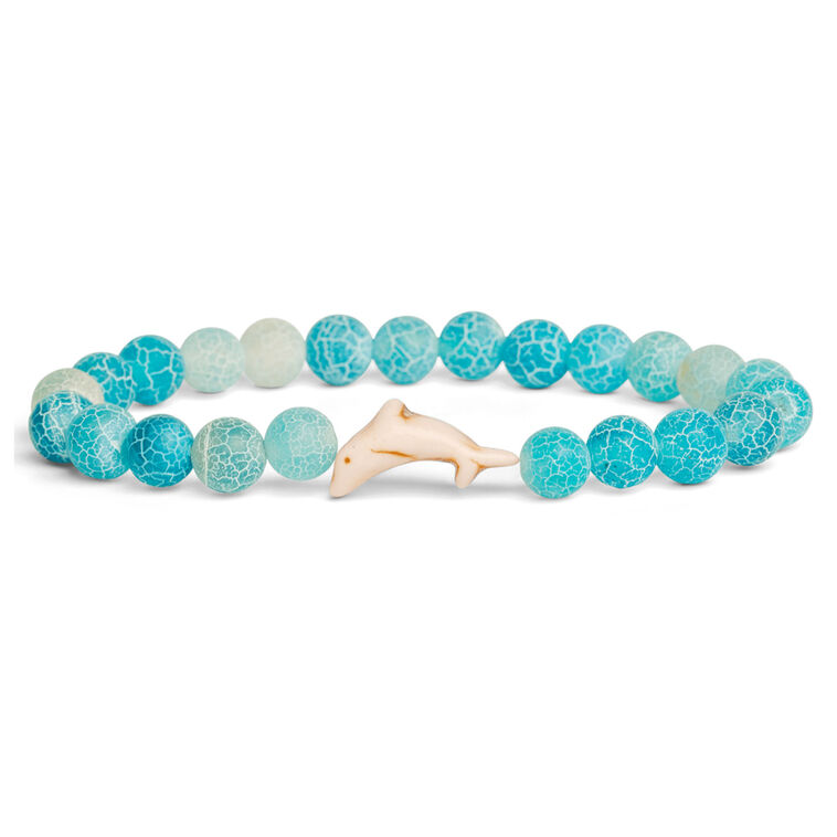 Fahlo Aqua Blue Dolphin Odyssey Bracelet