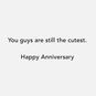 Cuddly Puppies Funny Anniversary Card for Couple Sentiment image number 2