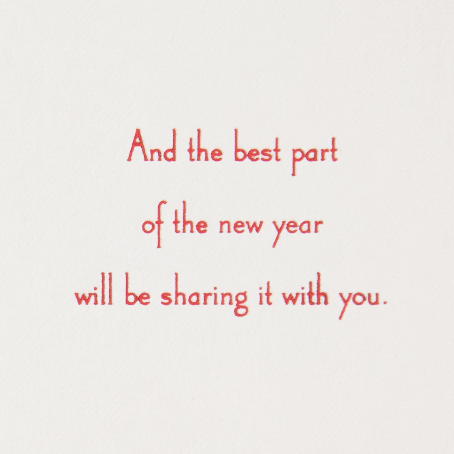 Couple in Snow Romantic Christmas Card Sentiment image number 2