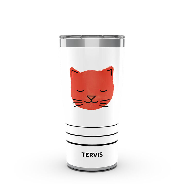 Tervis Kitty Face Stainless Steel Tumbler, 20 oz.