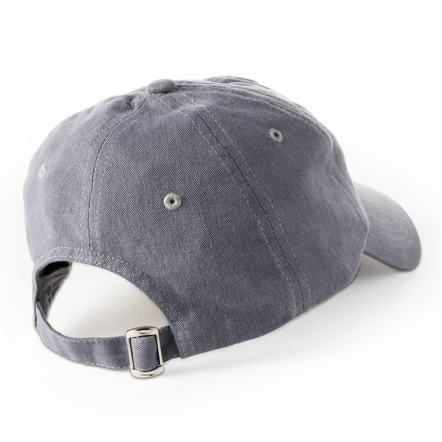 Best Grandpa Ever Gray Twill Baseball Cap back image number 2