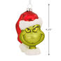 Dr. Seuss's How the Grinch Stole Christmas!™ Grinch Blown Glass Hallmark Ornament, , large image number 3