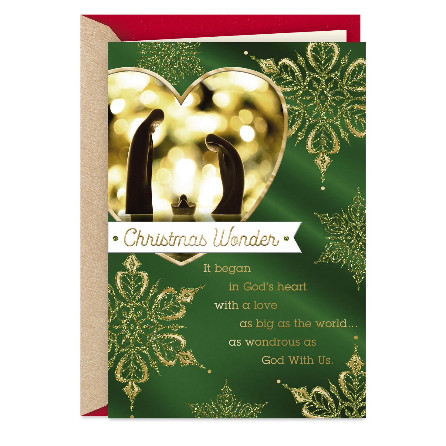 A Season Filled with God's Presence Religious Christmas Card