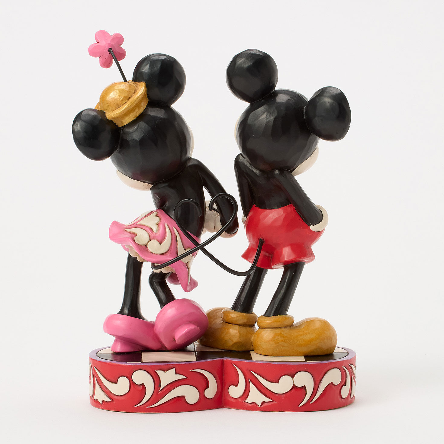 Jim Shore Disney Mickey and Minnie Figurine back image number 2