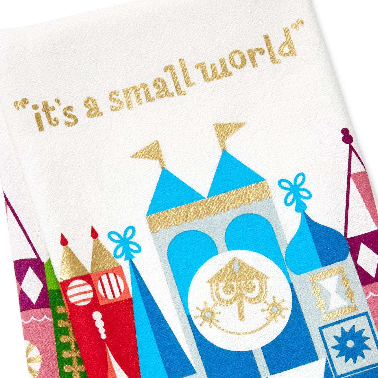 Disney It's a Small World Tea Towel, 18x26 for only USD 16.99 | Hallmark