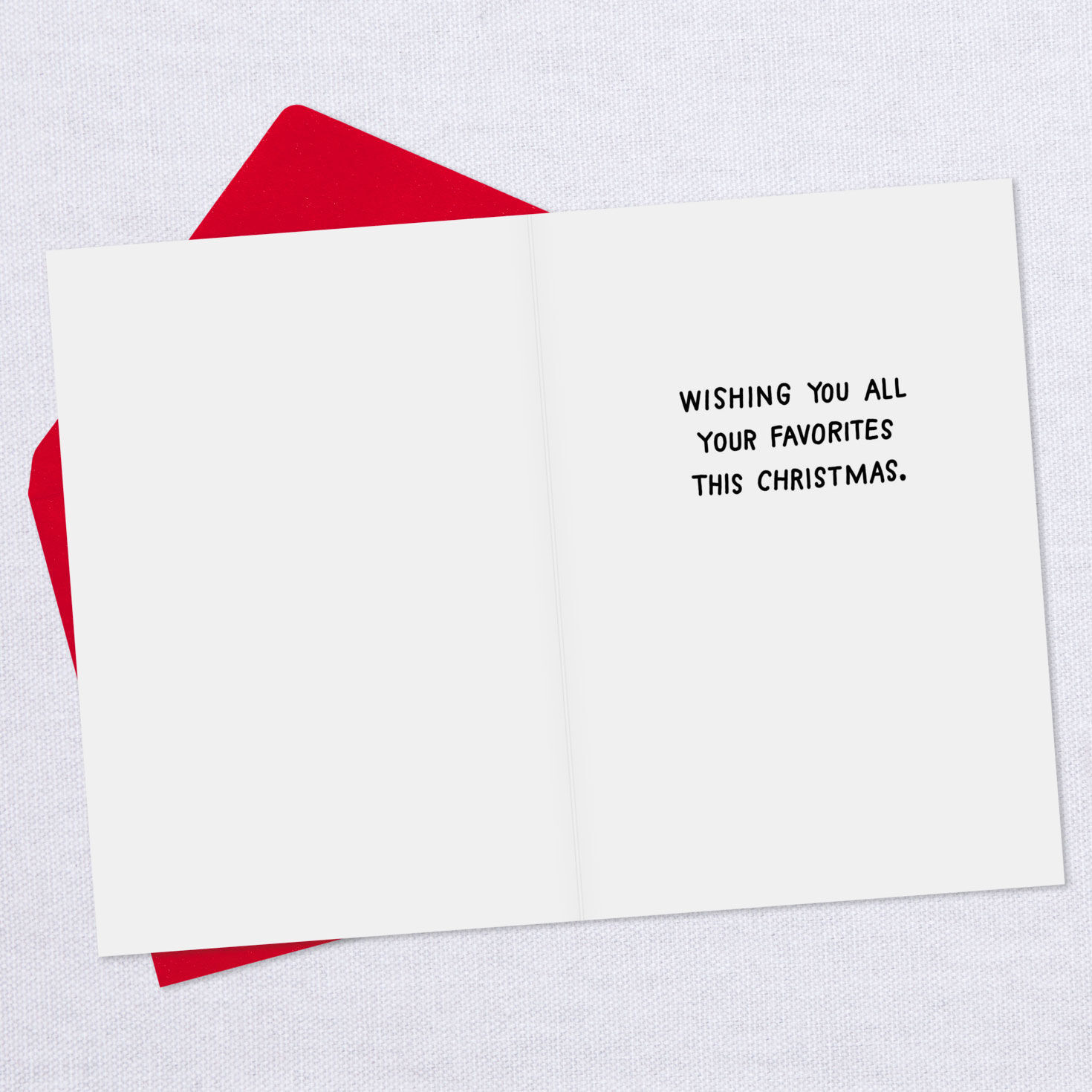 Dog Opening Presents Funny Christmas Card Open card with envelope image number 3