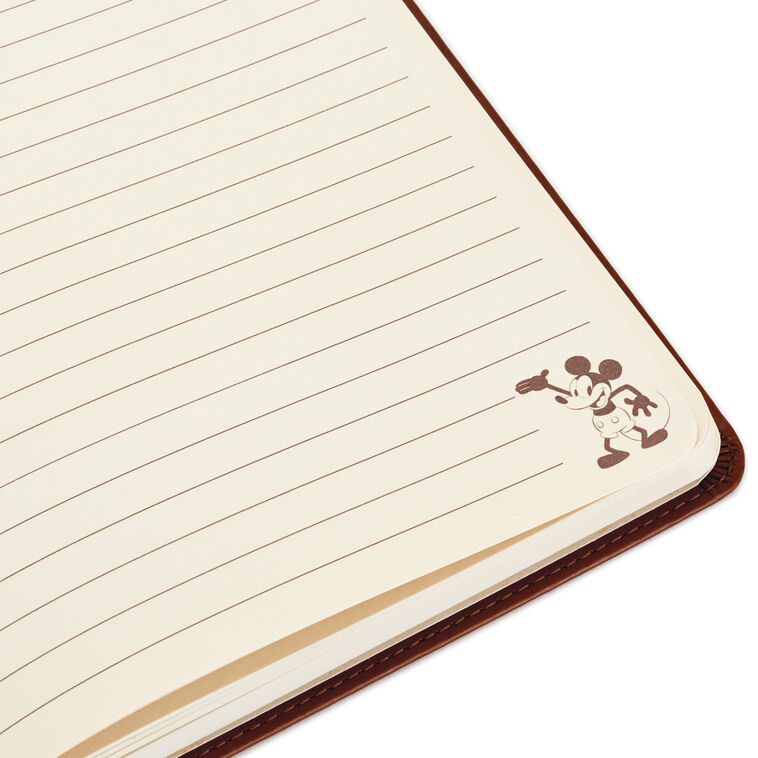 Disney Mickey Mouse Brown Faux Leather Journal, , large image number 6