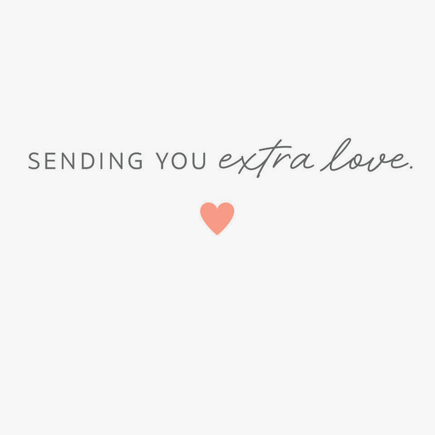 Heart in Blue Sky Encouragement Card Sentiment image number 2