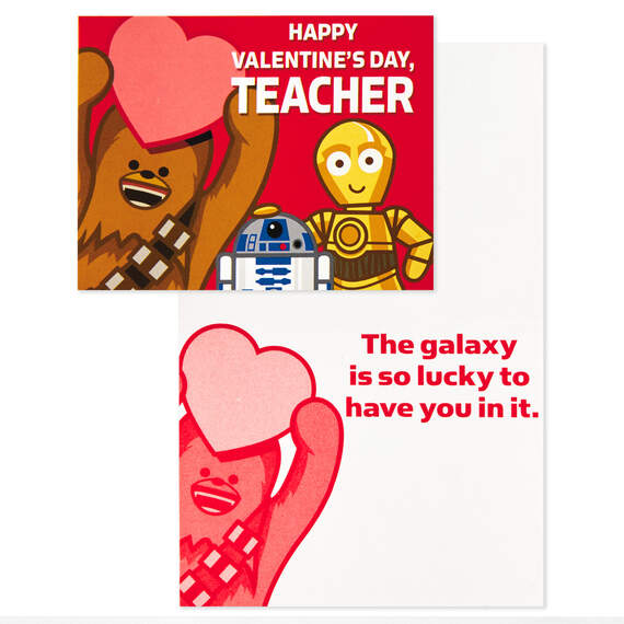 Star Wars™ Kids Classroom Valentines Set With Cards, Stickers and Mailbox, , large image number 3