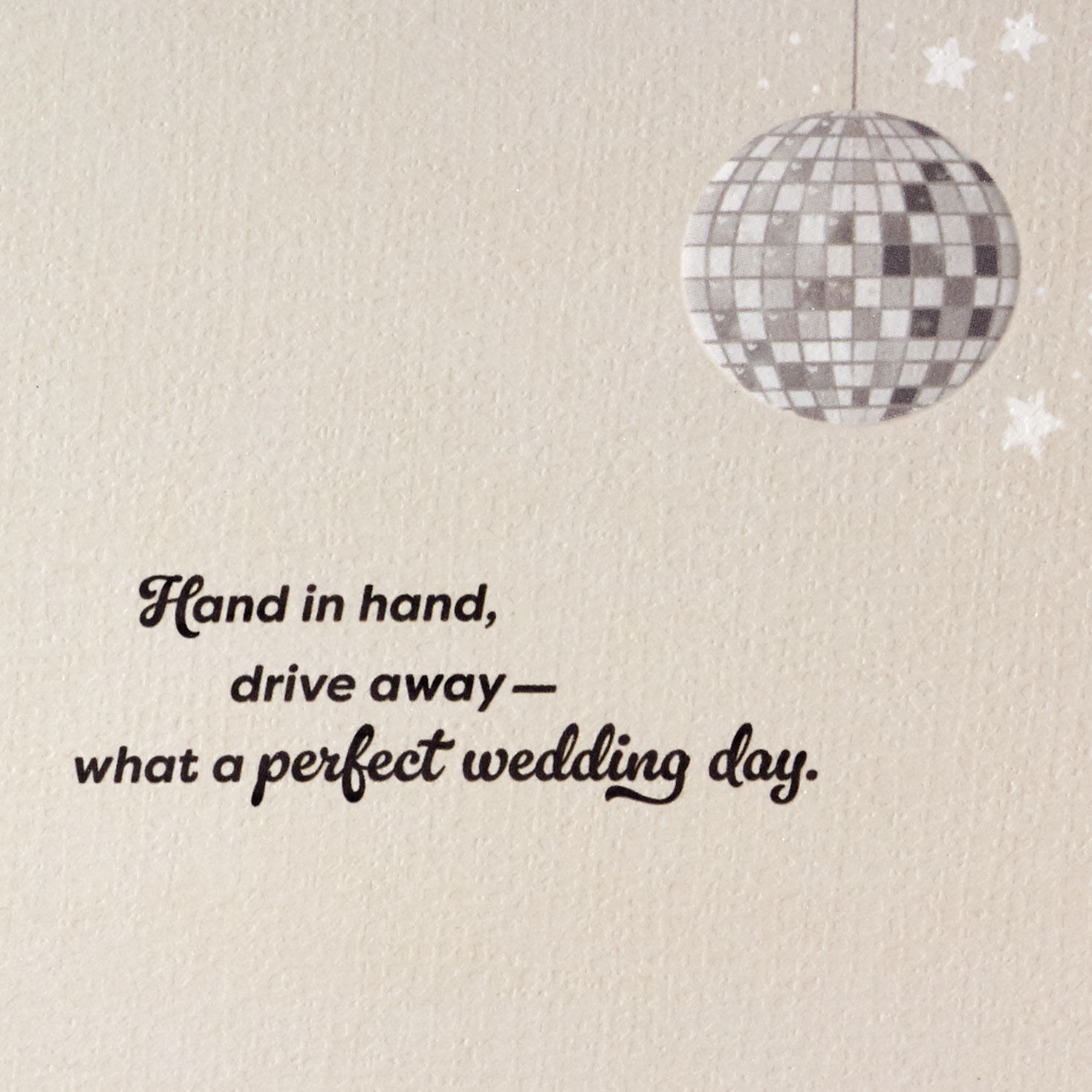 Just Married Roller Skating Bride and Groom Wedding Card, , large image number 3