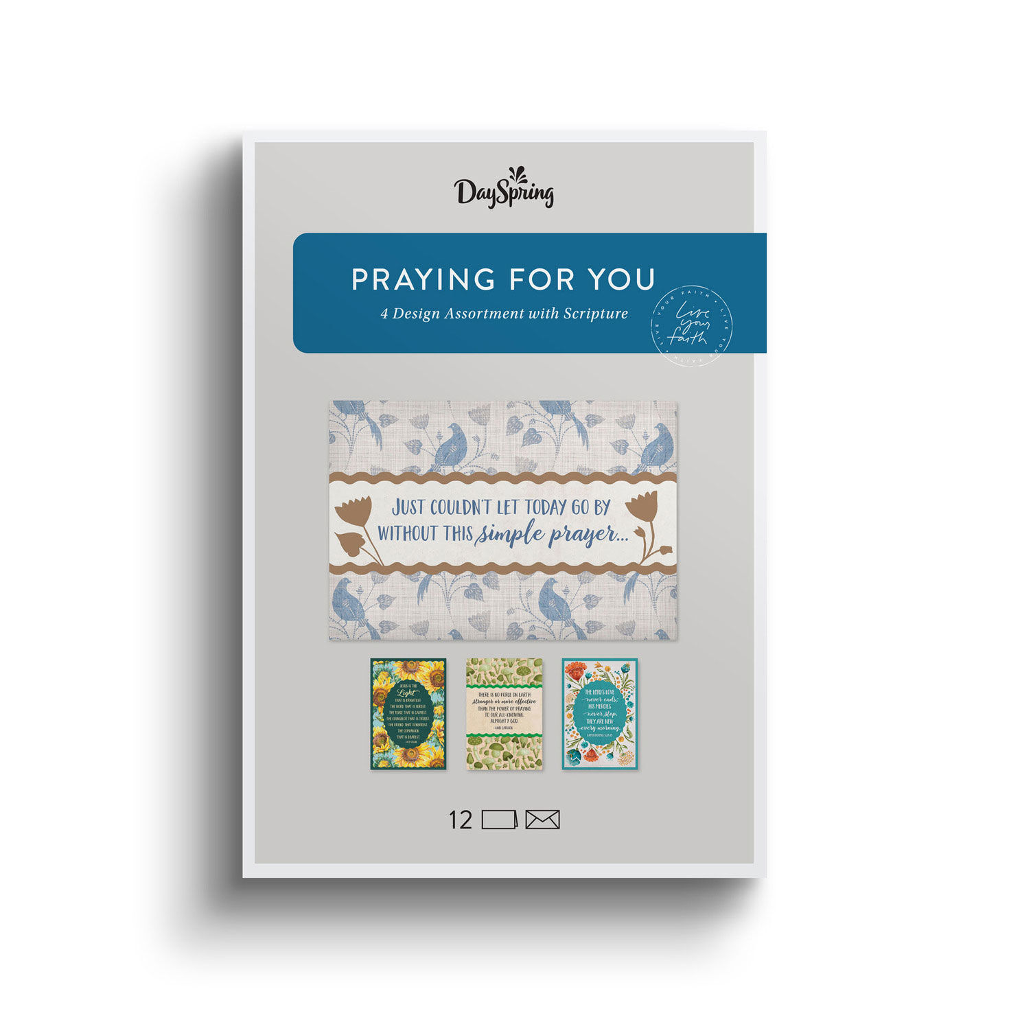 In God's Care DaySpring Prayer Cards Assortment package front image number 2