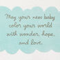 Sun and Cloud With Rainbow Streamers New Baby Card  image number 2