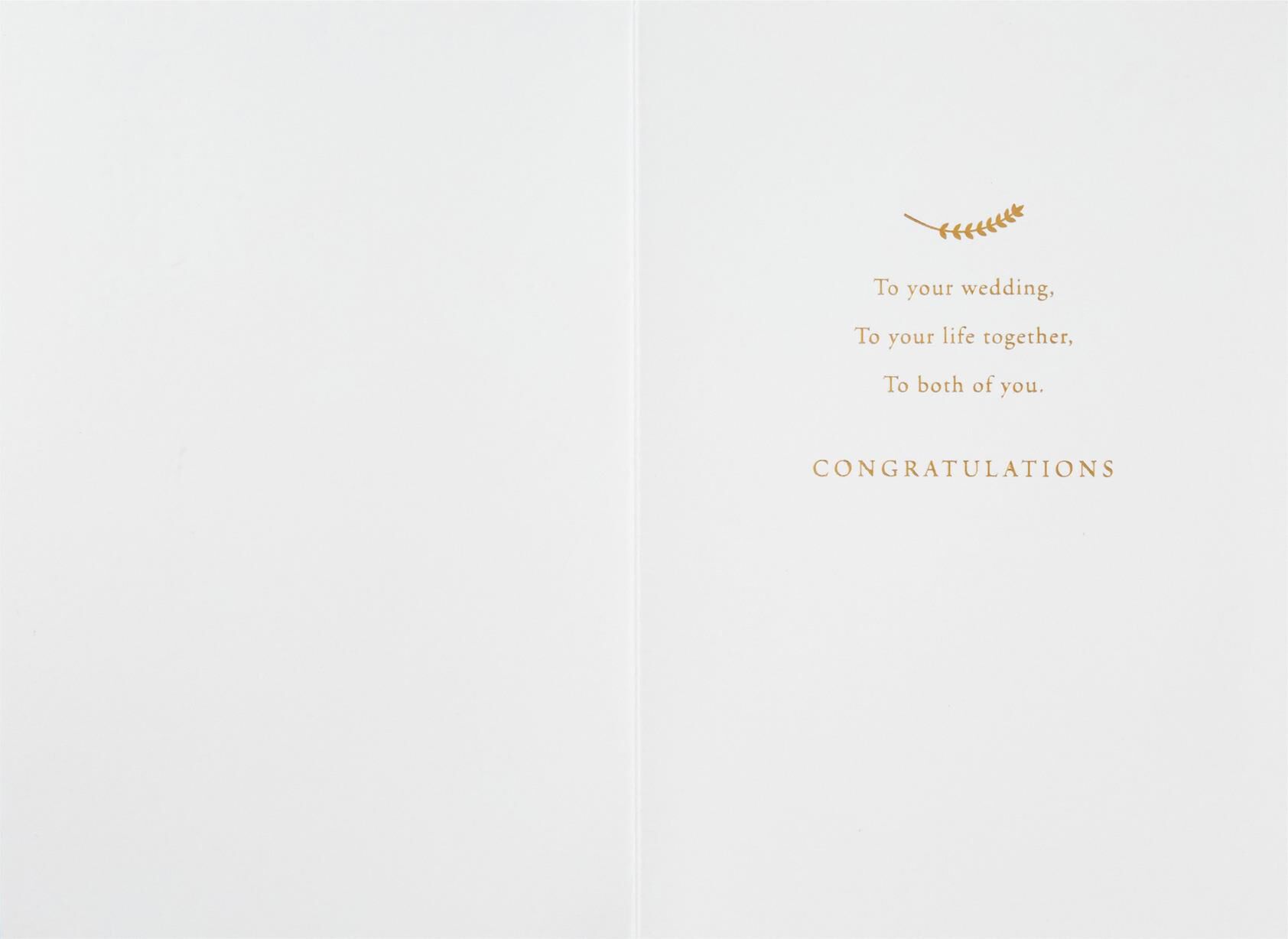 A Toast for You Both Wedding Card