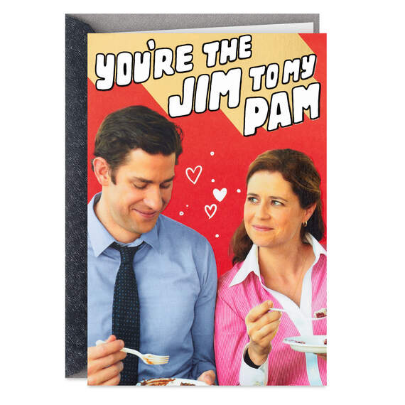 The Office You're the Jim to My Pam Romantic Valentine's Day Card for Him