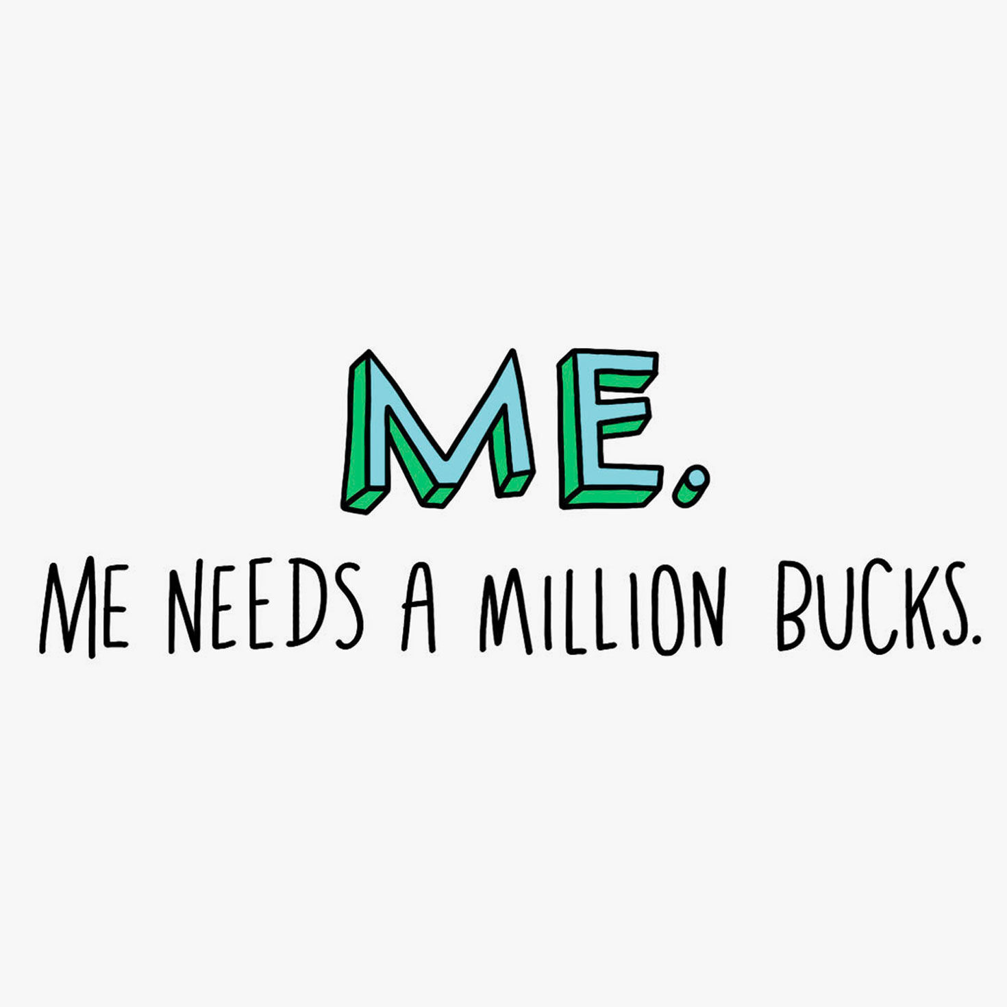 Star Character on Pile of Money Funny Card for Mom Sentiment image number 2