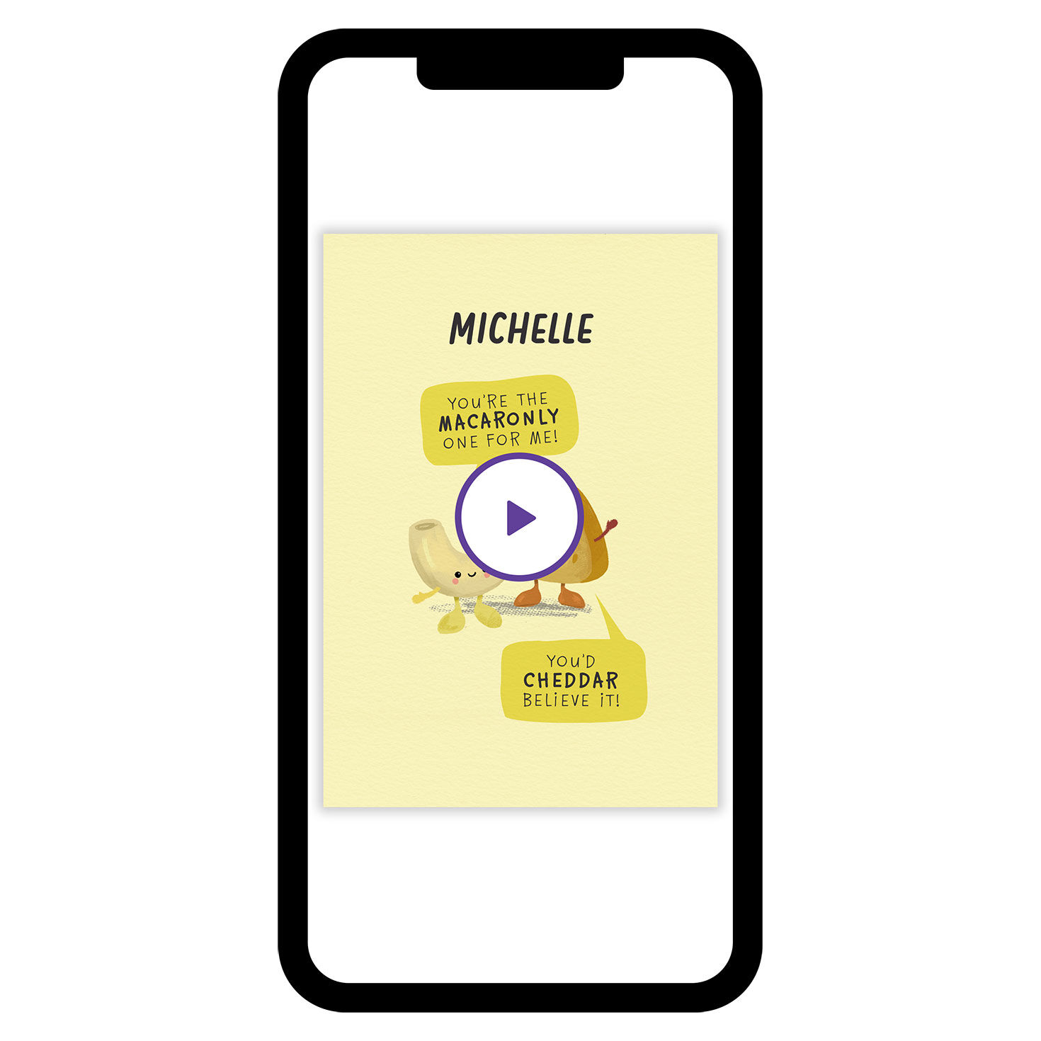 Mac and Cheese Punny Romantic Love eCard