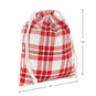 10" Assorted Plaid 3-Pack Fabric Gift Bags, , large image number 2