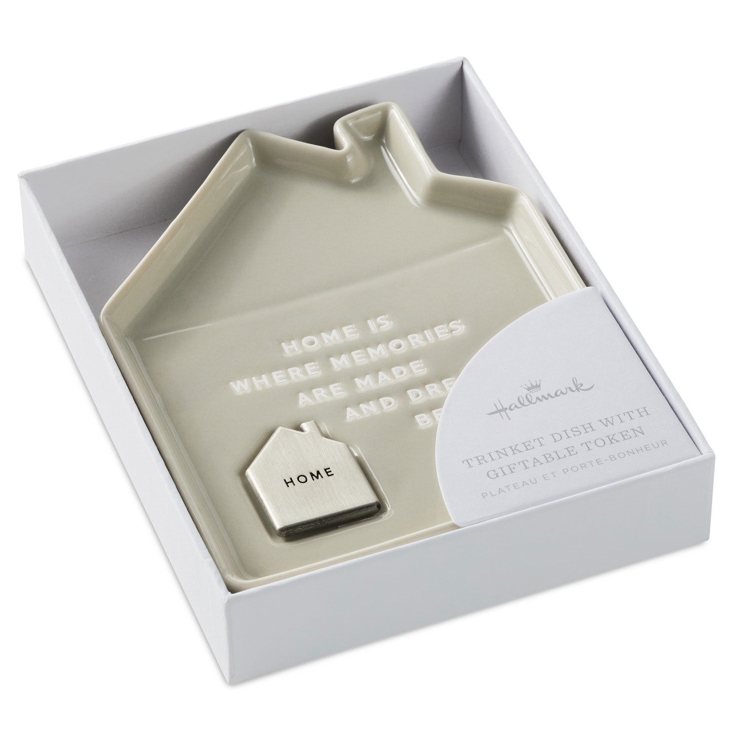 House-Shaped Trinket Dish With Token - Trays & Boxes | Hallmark