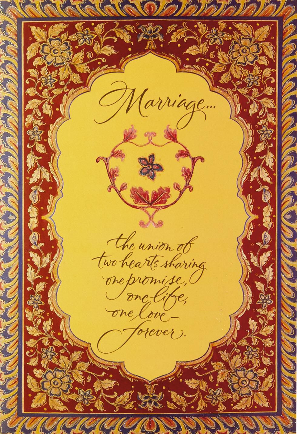 A Beautiful Forever Wedding Card