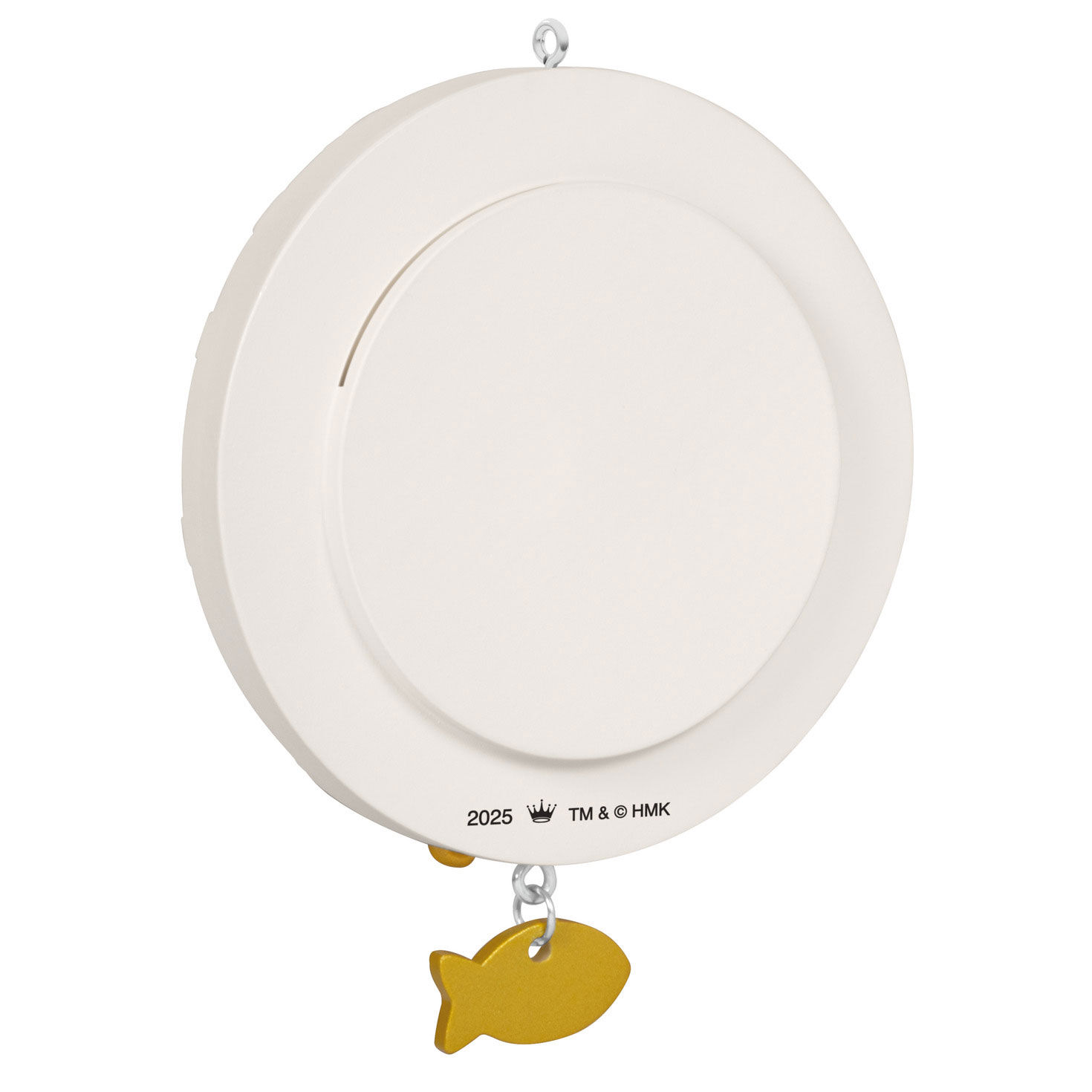 Pet Collar With Fish Charm Frame Keepsake Ornament Back image number 6