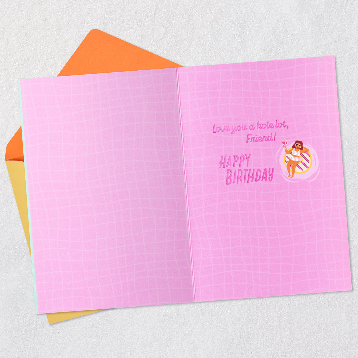 Love You a Hole Lot Funny Birthday Card for Friend, , large image number 3