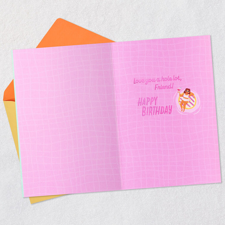 Love You a Hole Lot Funny Birthday Card for Friend, , large image number 3