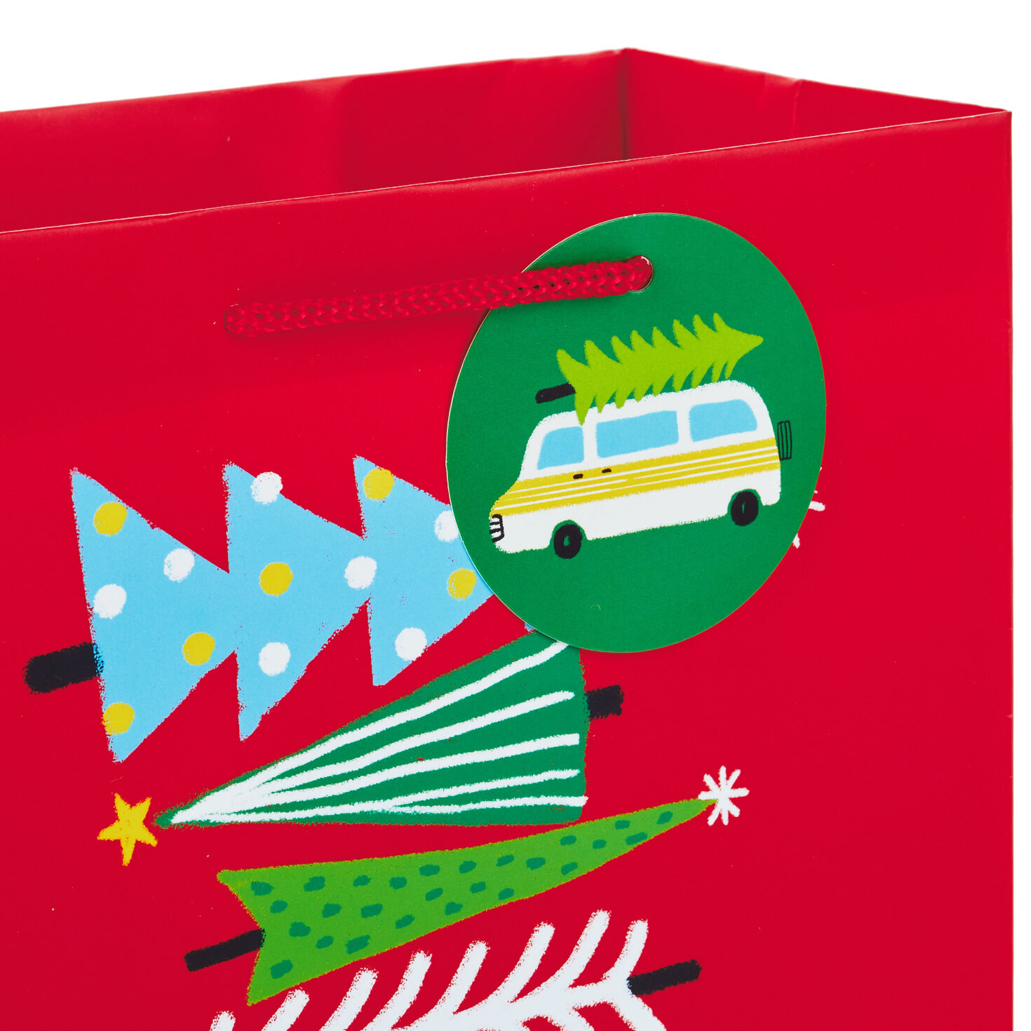 9.6" Assorted Bright and Festive 6-Pack Medium Christmas Gift Bags, , large image number 6