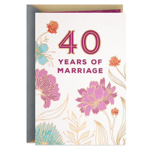 You Belong Together 40th Anniversary Card, 
