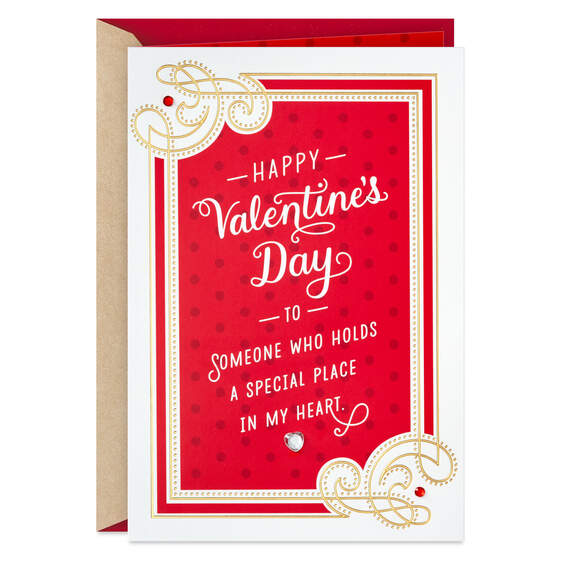 You Hold a Special Place in My Heart Valentine's Day Card
