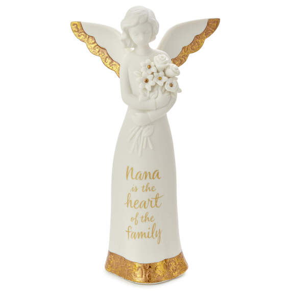 Heart of the Family Angel Figurine for Nana, 8.5"
