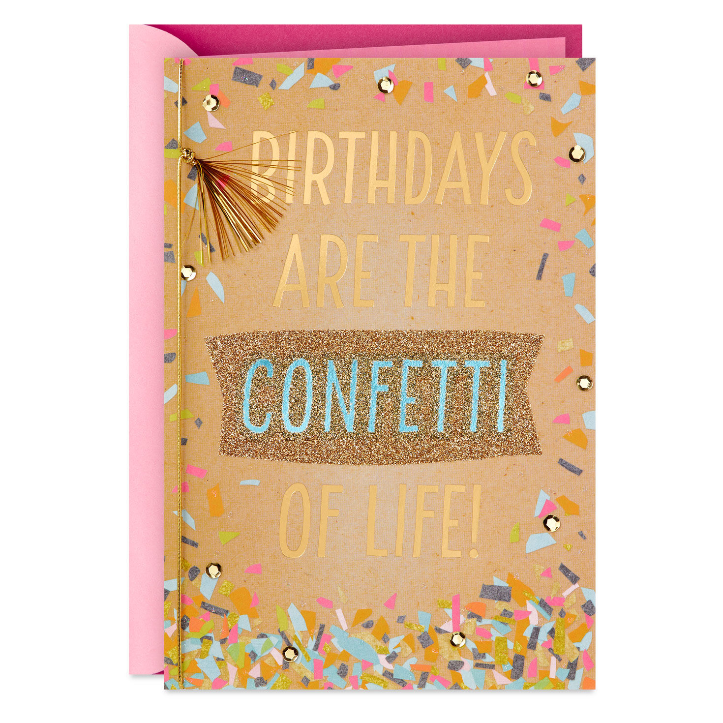 Confetti of Life Birthday Card