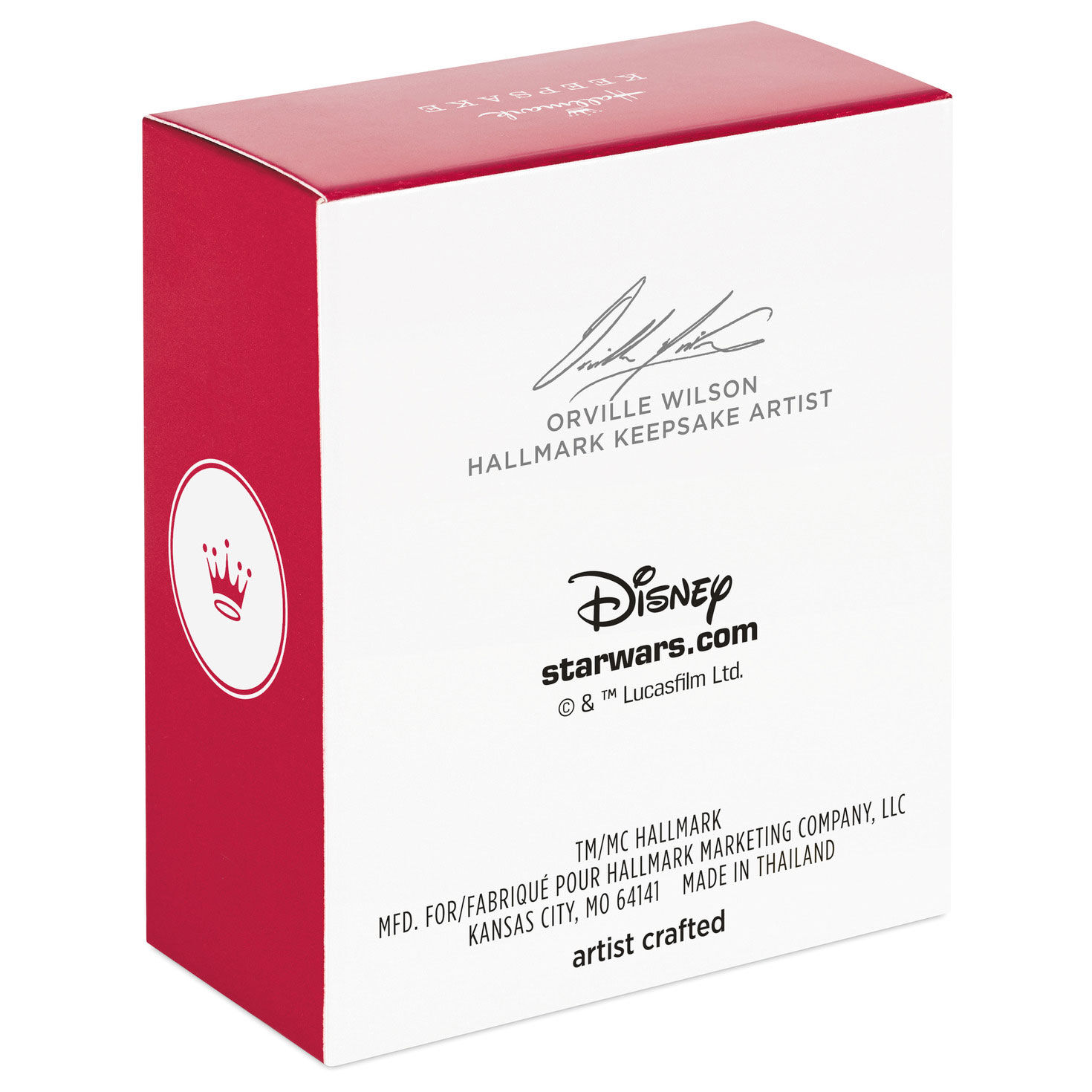 Mini Star Wars Tie Fighter Keepsake Ornament package back image number 8