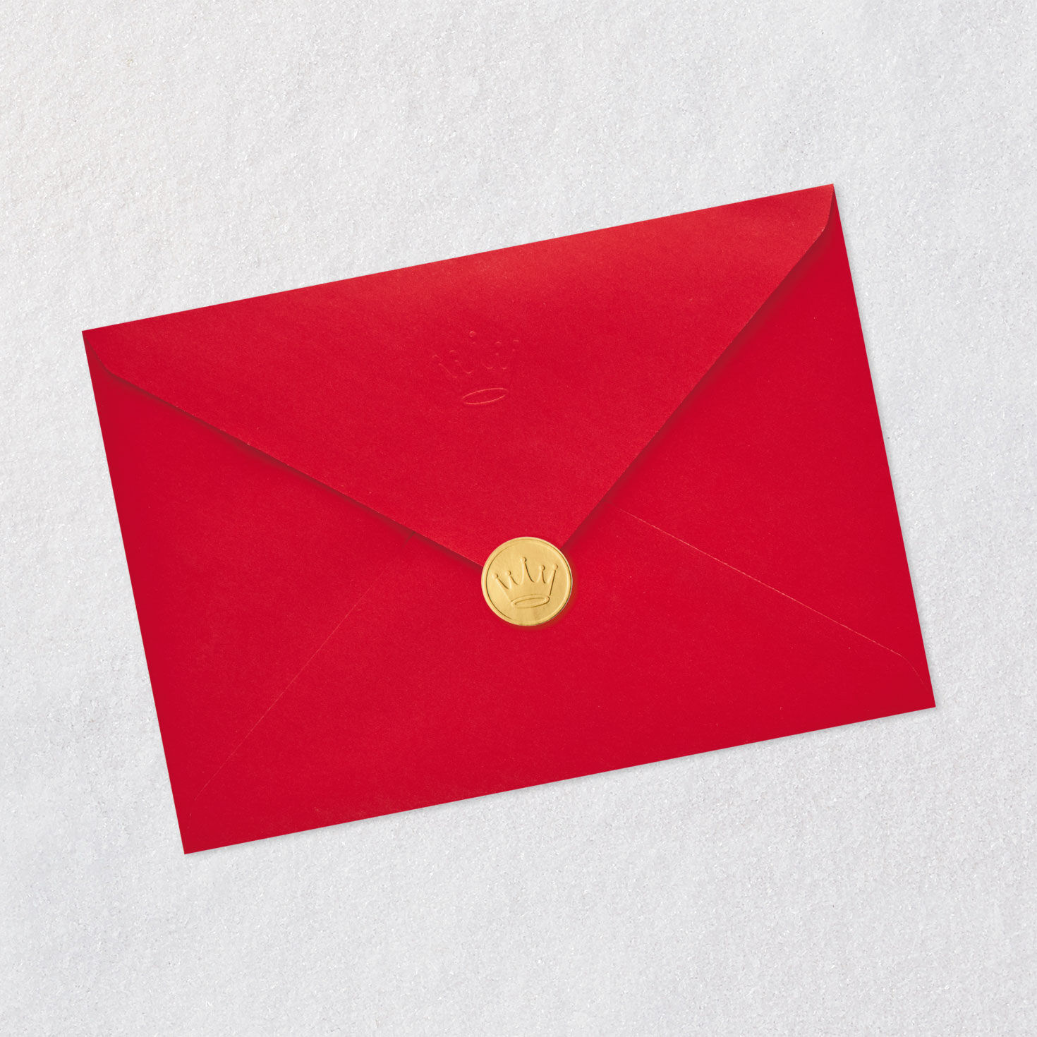 Pink and Red Heart Romantic Valentine's Card in Spanish Envelope Back with Seal image number 8