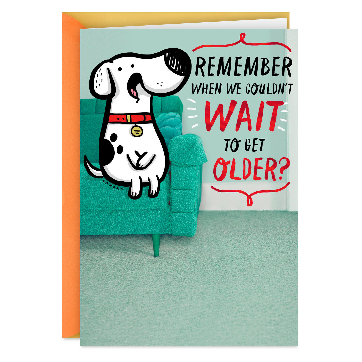 Can't Wait to Get Older Funny Birthday Card
