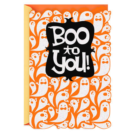 Boo to You Halloween Card, , large