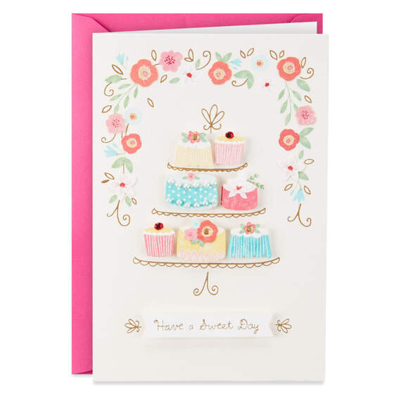 You Deserve a Sweet Day Birthday Card for Her, , large image number 1