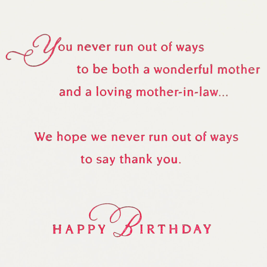 Love And Thanks Birthday Card For Mom From Both Of Us Greeting
