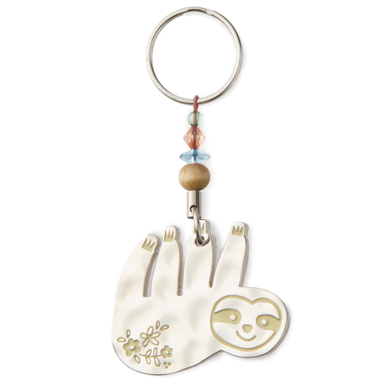 sloth keychain