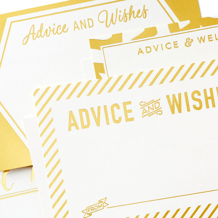 Advice and Well Wishes Flat Note Cards, Pack of 24, , large image number 3