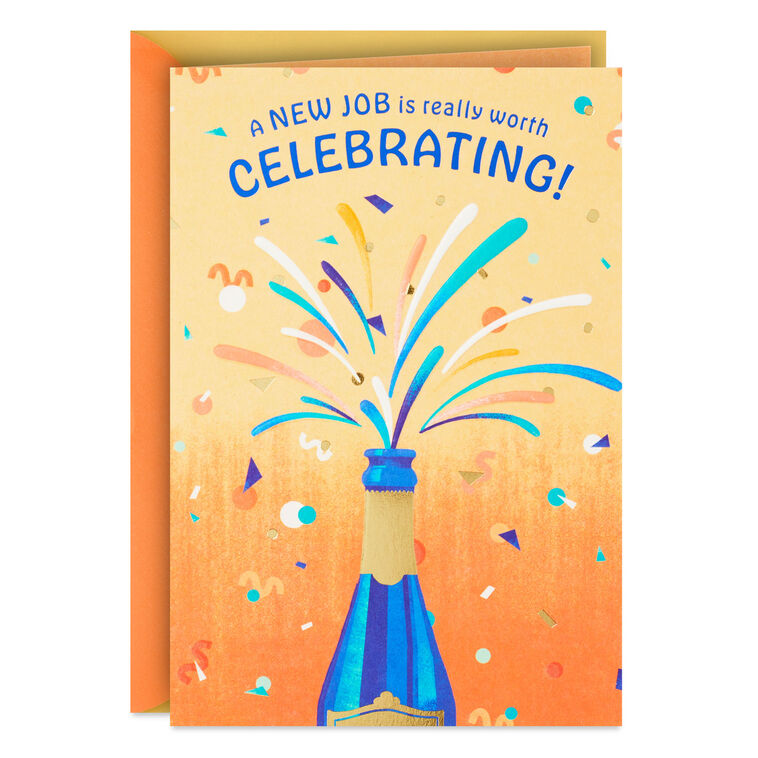 Worth Celebrating New Job Congratulations Card
