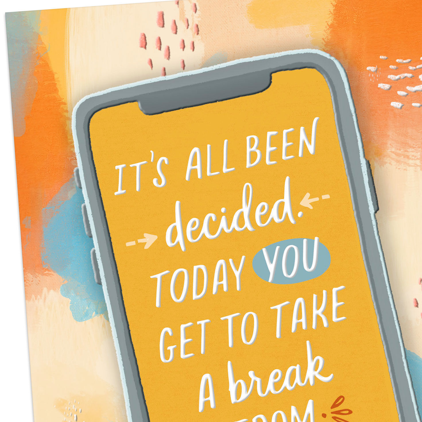 Take a Break Religious Encouragement Card, , large image number 4