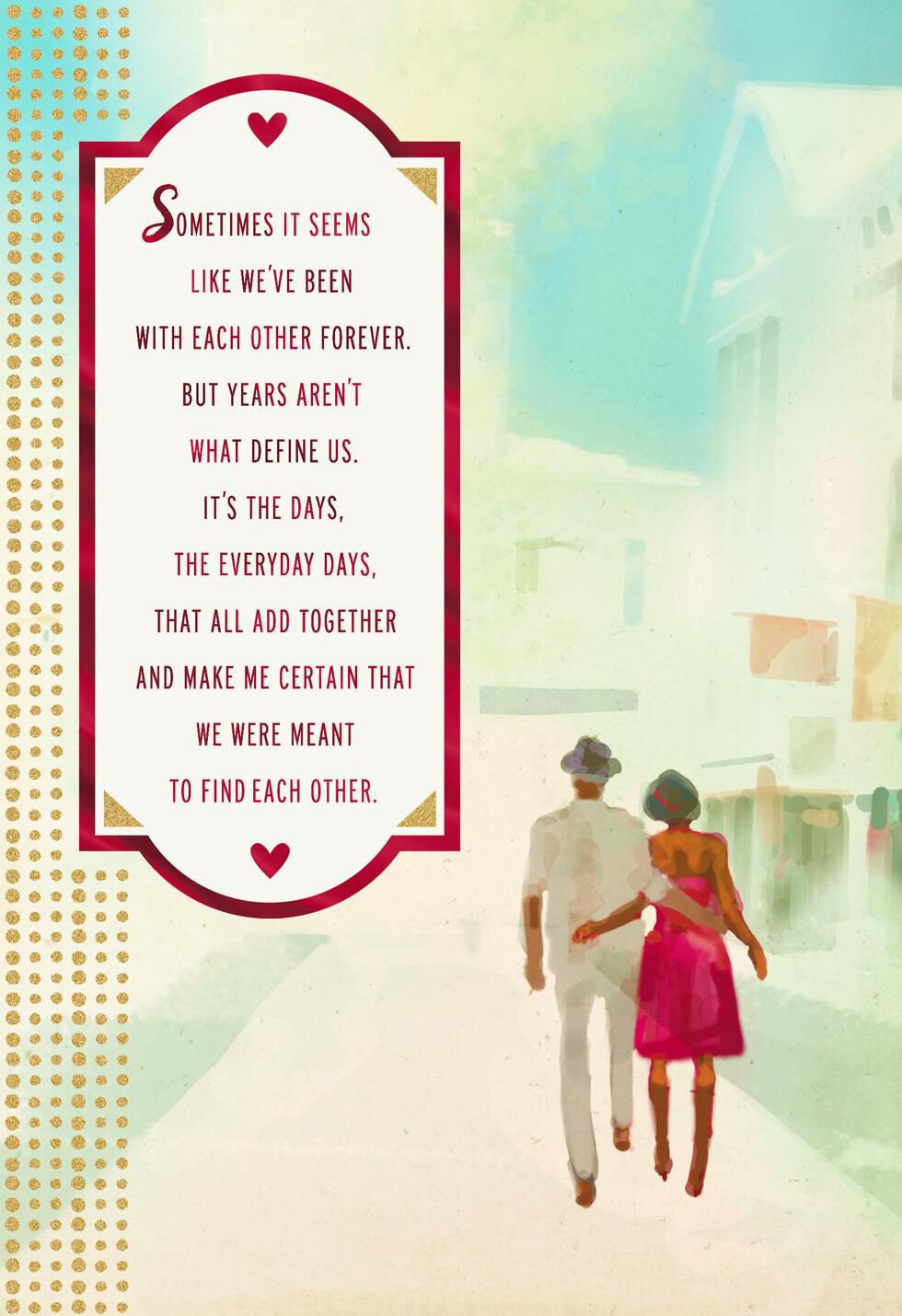 Meant For Each Other Just Because Card